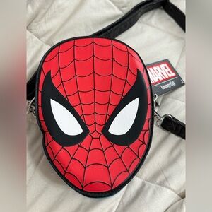 Marvel Spider-Man vs. Venom Glow-in-the-Dark Crossbody Bag - Loungefly Exclusive
